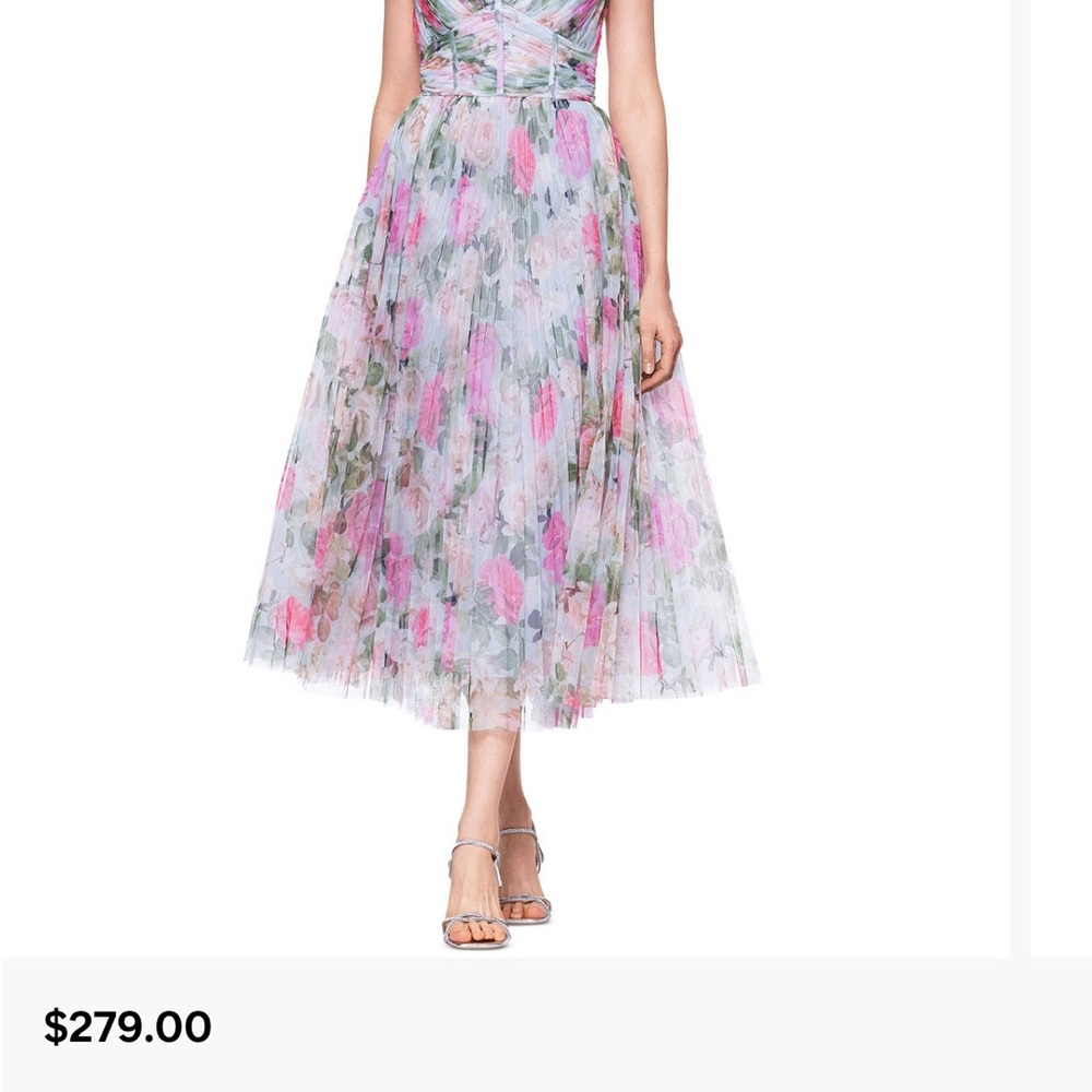 Brand New Betsy & Adam Floral Midi Dress